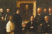 Henri Fantin-Latour Homage to Delacroix oil painting artist